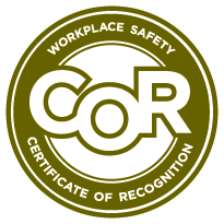 COR Workplace Safety Certificate of Recognition Seal